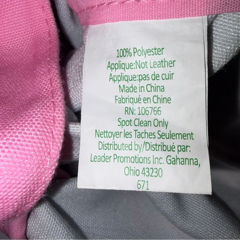 Lilly Pulitzer Blue Ibiza Aqua La Vista Drawstring Canvas Backpack Beach Bag